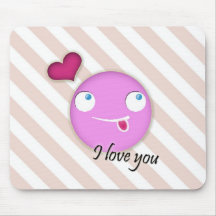 I love you mouse mat