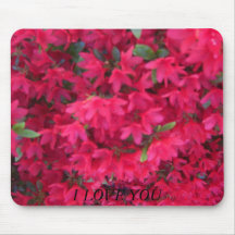 I LOVE YOU MOUSE PADS