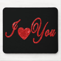I Love You! - Mousepad
