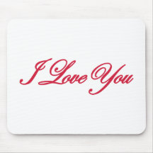 I love you mousepad