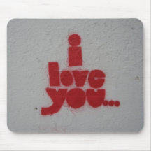 I Love You Mousepad