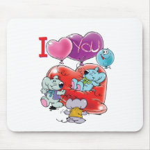 I Love You Mousepads