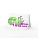 I love you mum cards