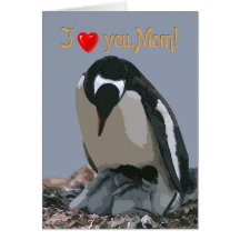I love you,Mum card