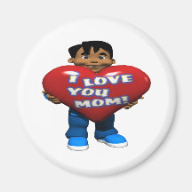I Love You Mum Magnet
