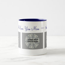 I Love You Mum Personalised Photo Picture Mug