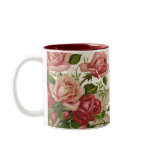 I Love You Mum, Vintage English Roses Mug
