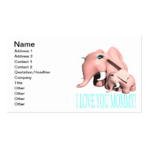 I Love You Mummy Business Card