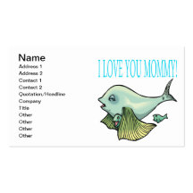 I Love You Mummy Business Card Template