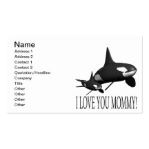 I Love You Mummy Business Cards
