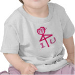 I love You/One Heart Love Umbrella/Mistletoe Red t-shirts