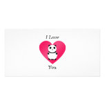 I love you panda photo cards