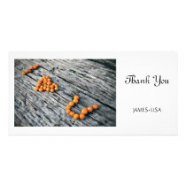 I love you custom photo card