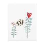 I LOVE YOU postcards