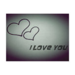 i love you postcard