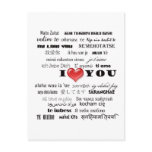 I LOVE YOU POST CARDS