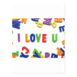 I love You Postcard
