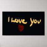 I Love You Print