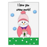 I love you snow much... cards