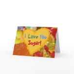 I love You Sugar! Customise cards