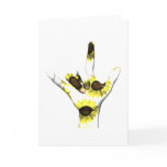 I Love You Sunflower Card