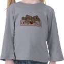 I Love You Teddy Bear - Long Sleeve Toddler T t-shirts