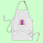 I Love You This MUCH Black-LargestPurple aprons