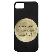 I love you to the moona and back iPhone 5 case