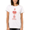 I love you  t-shirts