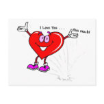 I Love You - Valentine Postcard