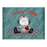I Love You Valentine's Postcard