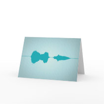 I Love You Waveform Folding Card 1