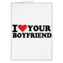 I love your boyfriend cards