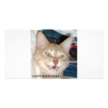 I LOVE YOUR SMILE CUSTOMIZED PHOTO CARD