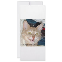 I LOVE YOUR SMILE PERSONALIZED RACK CARD