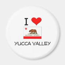 I Love YUCCA VALLEY California Magnet