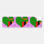 I Love Zambia Bumper Sticker
