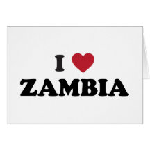 I Love Zambia Cards