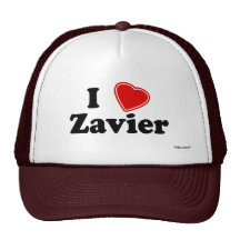 I Love Zavier Trucker Hat