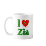 I Love Zia (Italian Aunt) mugs