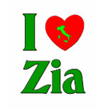 I Love Zia t-shirts