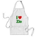 I Love Zio (Italian Uncle) aprons