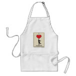 I Love Zombies aprons