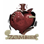 I Love Zombies t-shirts