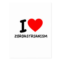 I Love Zoroastrianism Post Cards