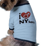 i LoveMale New Yorkers pet clothing