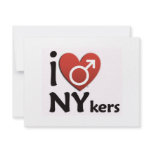 i LoveMale New Yorkers invitations