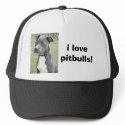 i lovepitbulls! hats
