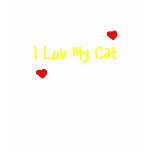 I Luv My Cat ♥ t-shirts