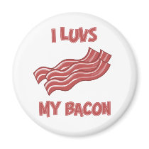 I Luvs Bacon magnets